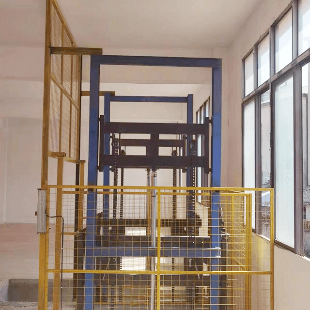 Mide 2-3 personas simples 3-10m 2 pisos movibles pequeño mini elevador hidráulico para el hogar, elevadores para el hogar